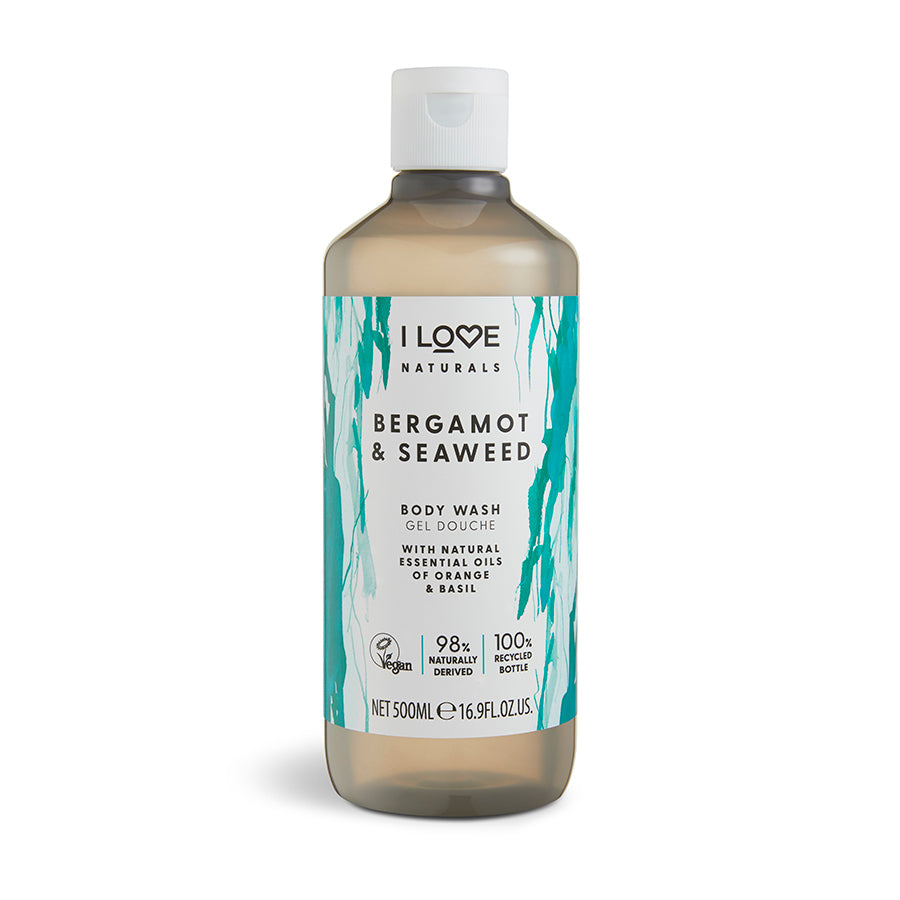 I LOVE Naturals Bergamont & Seaweed BodyWash 500ml