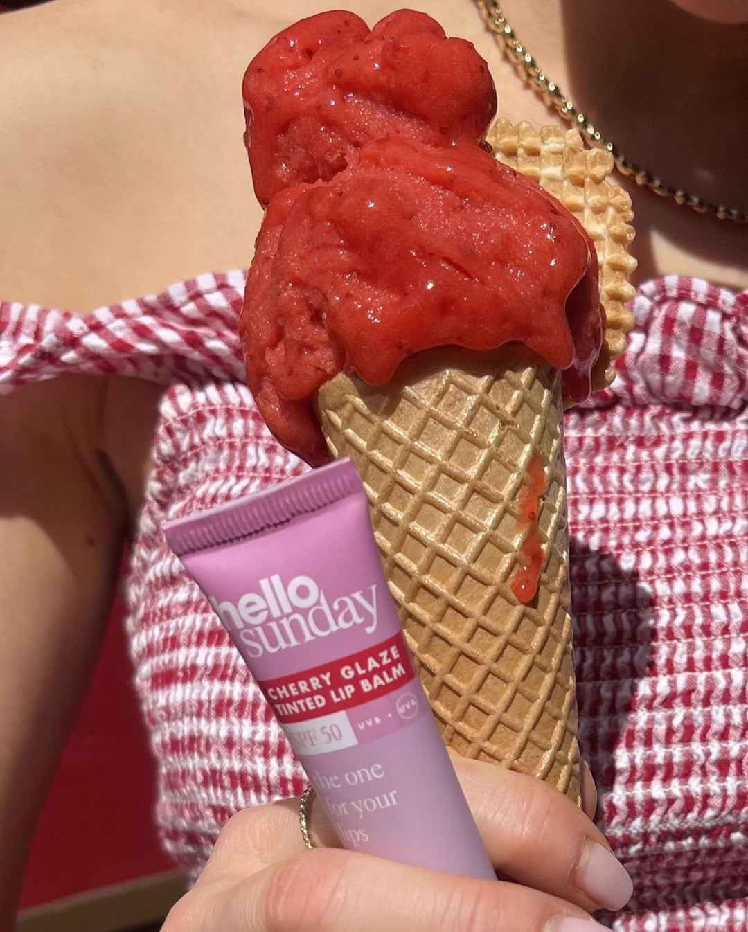 Hello Sunday The Red One Tinted Lip Balm SPF50, 15ml
