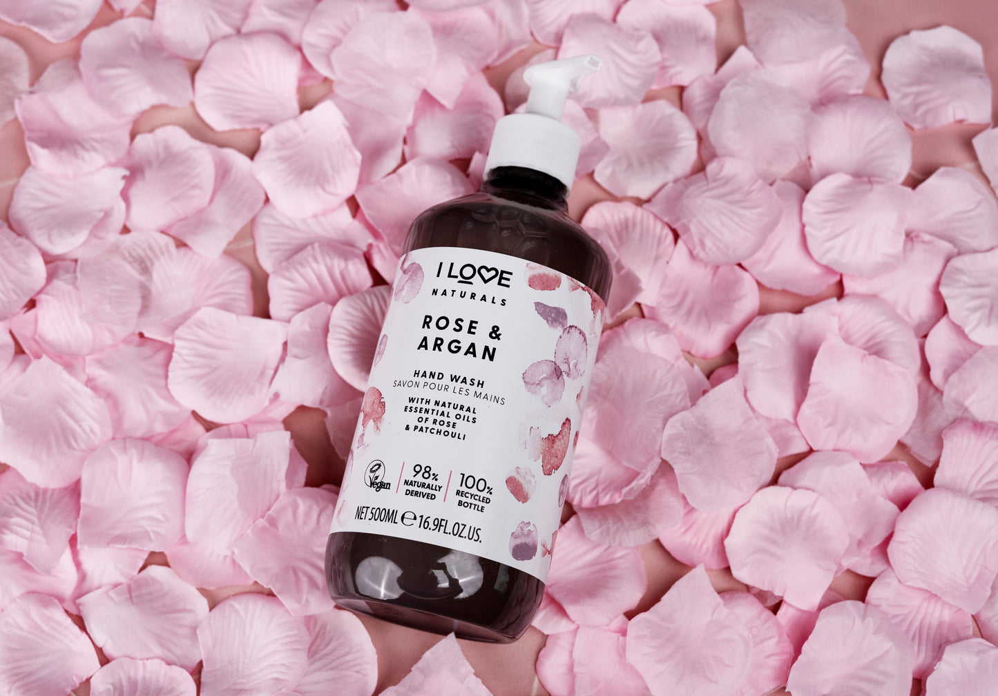 I LOVE Naturals Rose & Argan Hand Wash 500ml