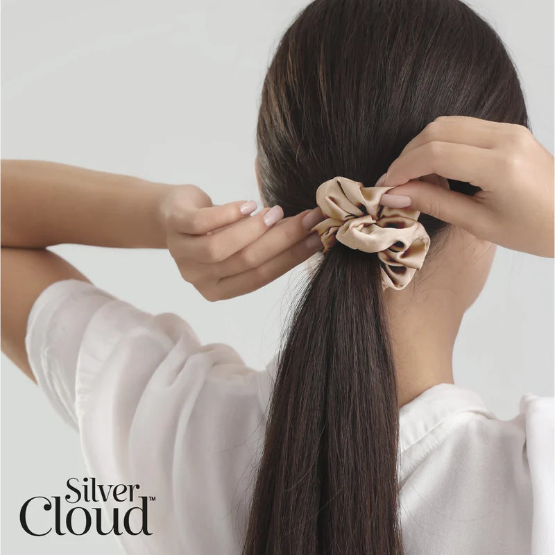 Large Scrunchie 2Pack - Black & Caramel