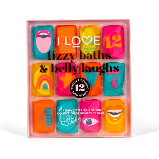 I Love Fizzy Baths & Belly Laughs 12 Fizzers