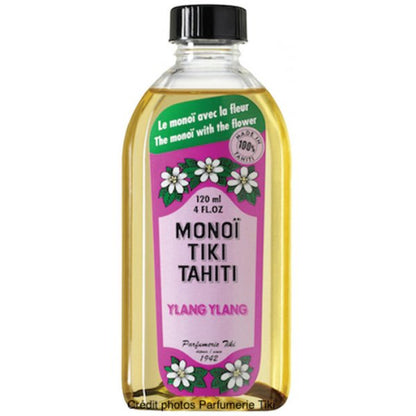 Monoi Tiki Ylang Ylang Multipurpose face, body and hair care oil, with Ylang Ylang fragrance, 120ml