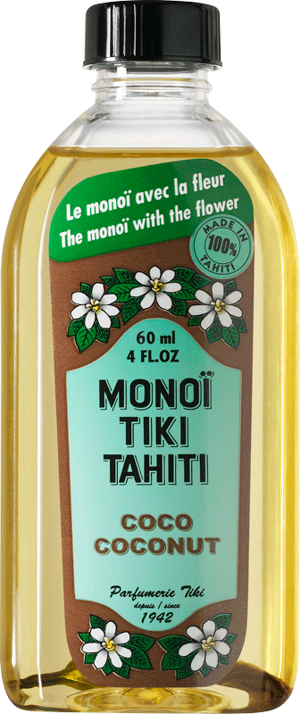 Monoi Tiki Coconut Multi-purpose face, body and hair care oil, with Coconut aroma, 60ml