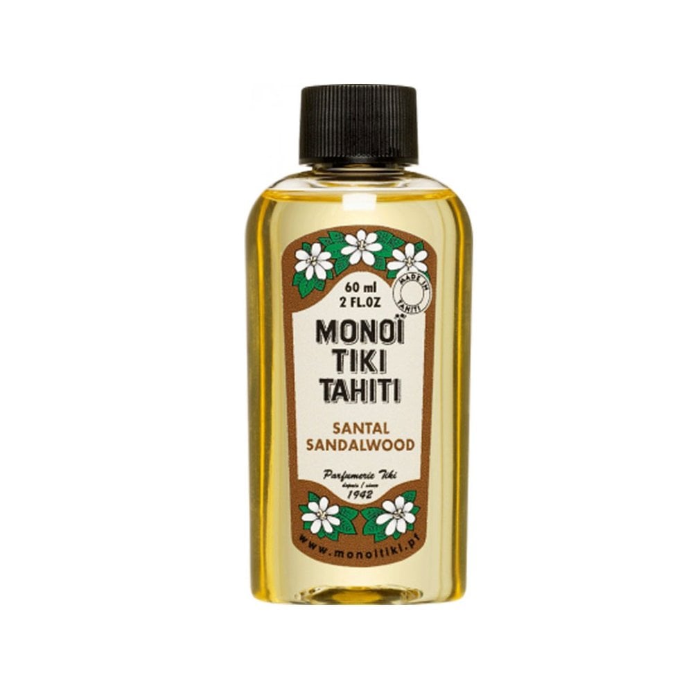 Monoi Tiki Sandalwood Multipurpose face, body and hair care oil with Sandalwood aroma, 60ml