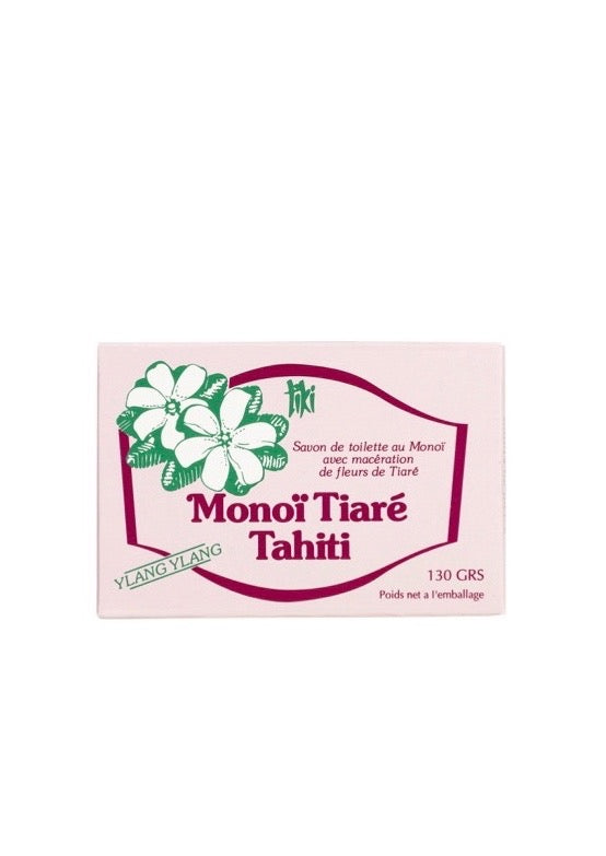 Tiki Ylang Ylang Soap Soap with 30% Monoi oil content, with Ylang Ylang aroma, 130gr