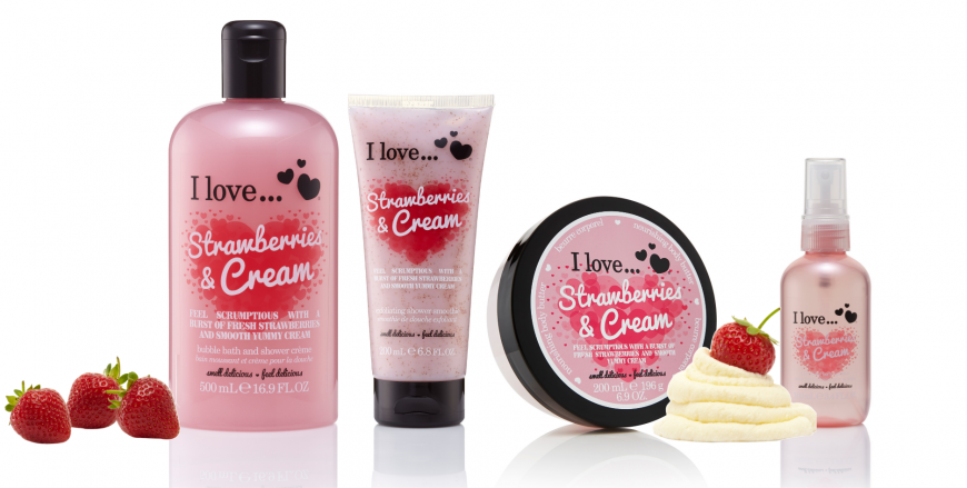 Strawberry Cream Bath : Shower Cream 500ml