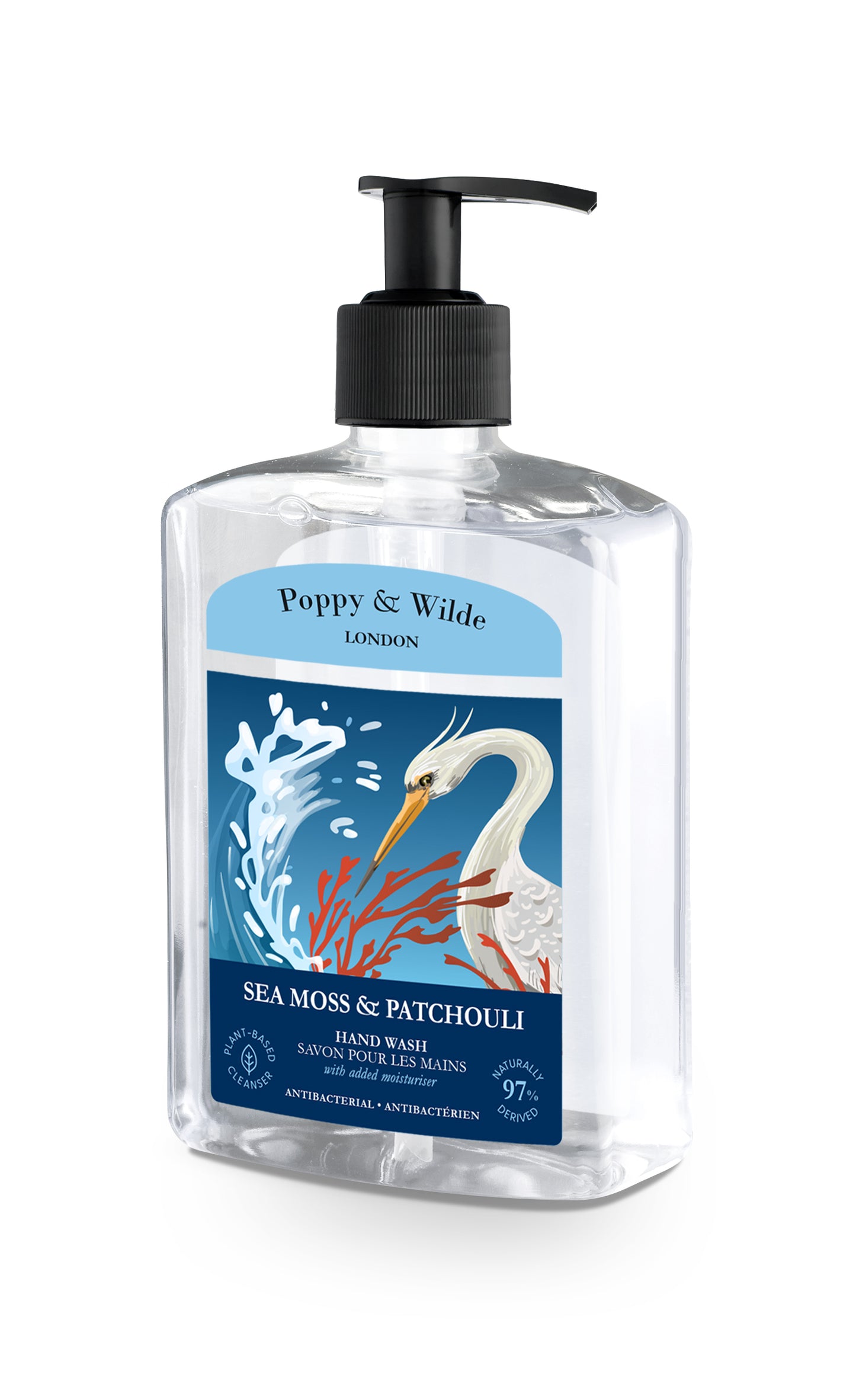 ΑΦΡΩΔΕΣ ΑΝΤΙΣΗΠΤΙΚΟ ΧΕΡΙΩΝ Poppy & Wilde Seamoss & Patchouli Hand Wash 500ml