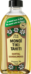 Monoi Tiki Sandalwood Multipurpose face, body and hair care oil, with Sandalwood fragrance, 120ml