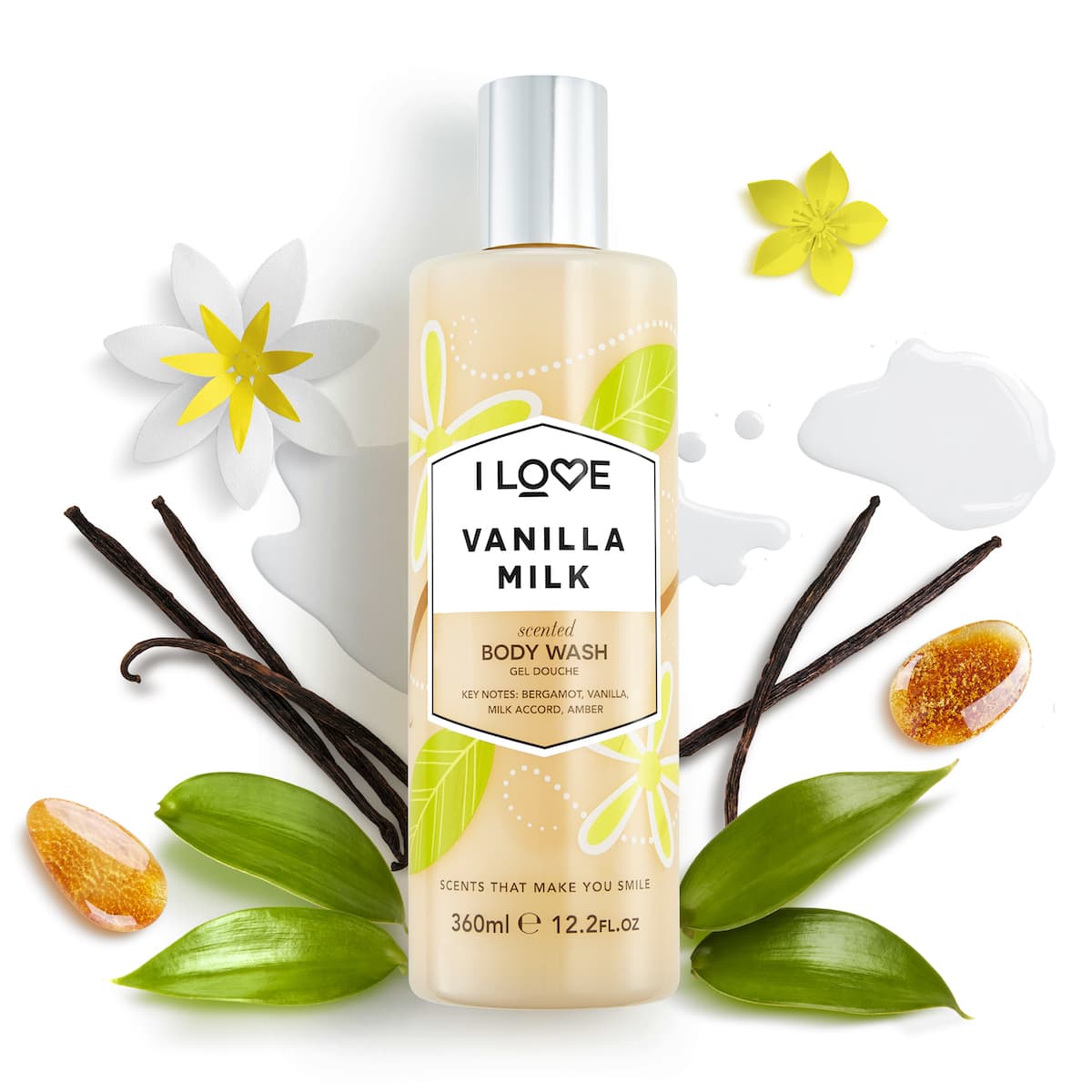 Vanilla Milk Bodywash 360ml