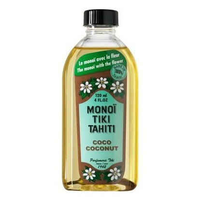 Monoi Tiki Coconut Multi-purpose face, body and hair care oil, with Coconut aroma, 120ml