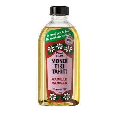 Monoi Tiki Vanilla Πολυχρηστικό λάδι περιποίησης προσώπου, σώματος και μαλλιών, με άρωμα Βανίλια, 120ml