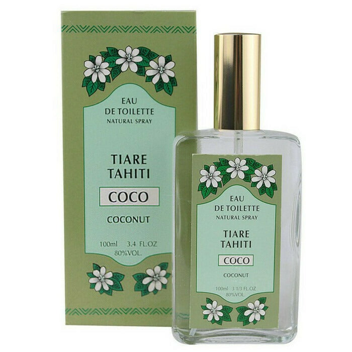 Monoi Tiki Tahiti Eau de Toilette Coco Coconut Scent, 100ml