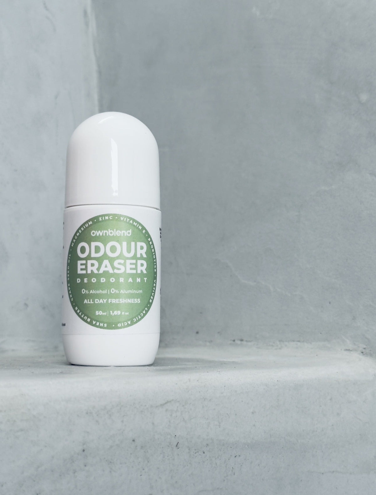 Odour Eraser Deodorant - 0% Alcohol, 0% Aluminum, 50ml