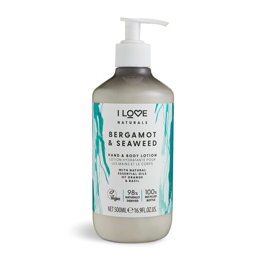 I LOVE Naturals Bergamot & Seaweed Hand Body Lotion