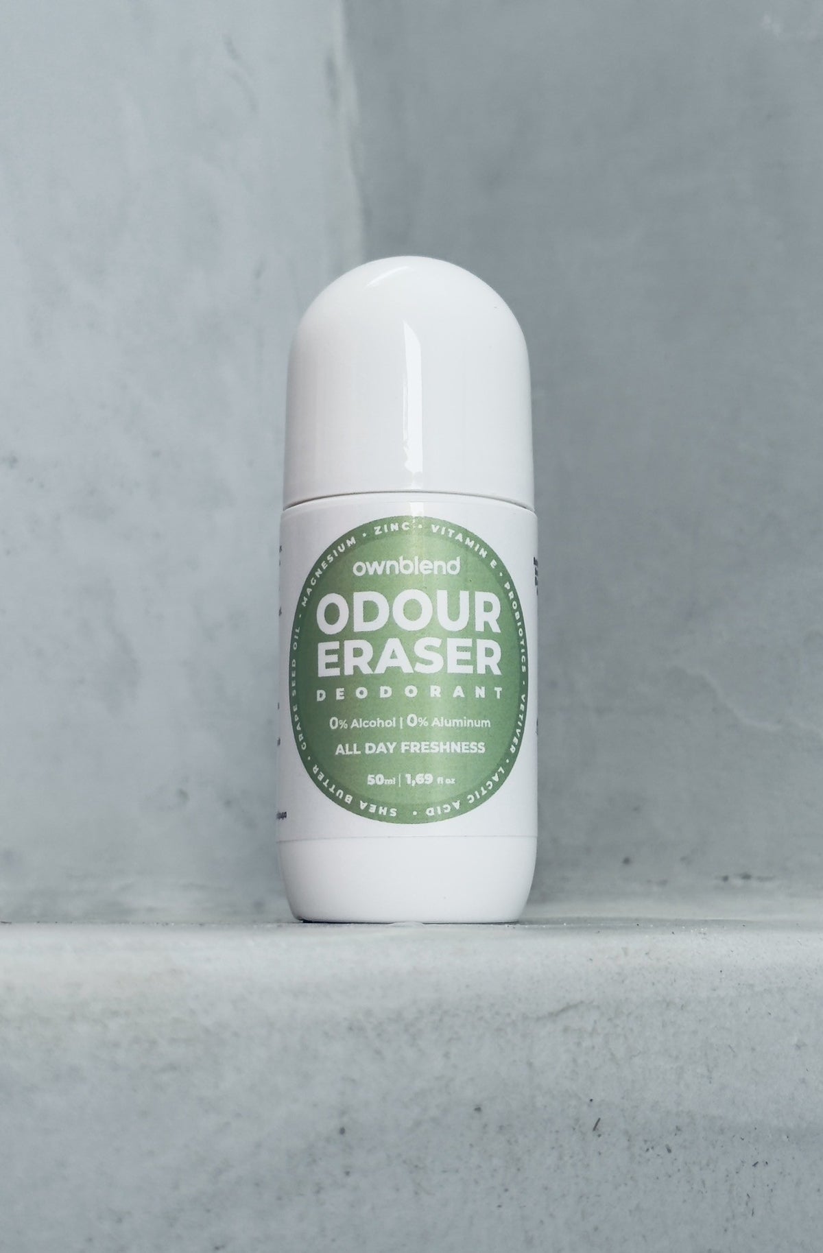 Odour Eraser Deodorant - 0% Alcohol, 0% Aluminum, 50ml
