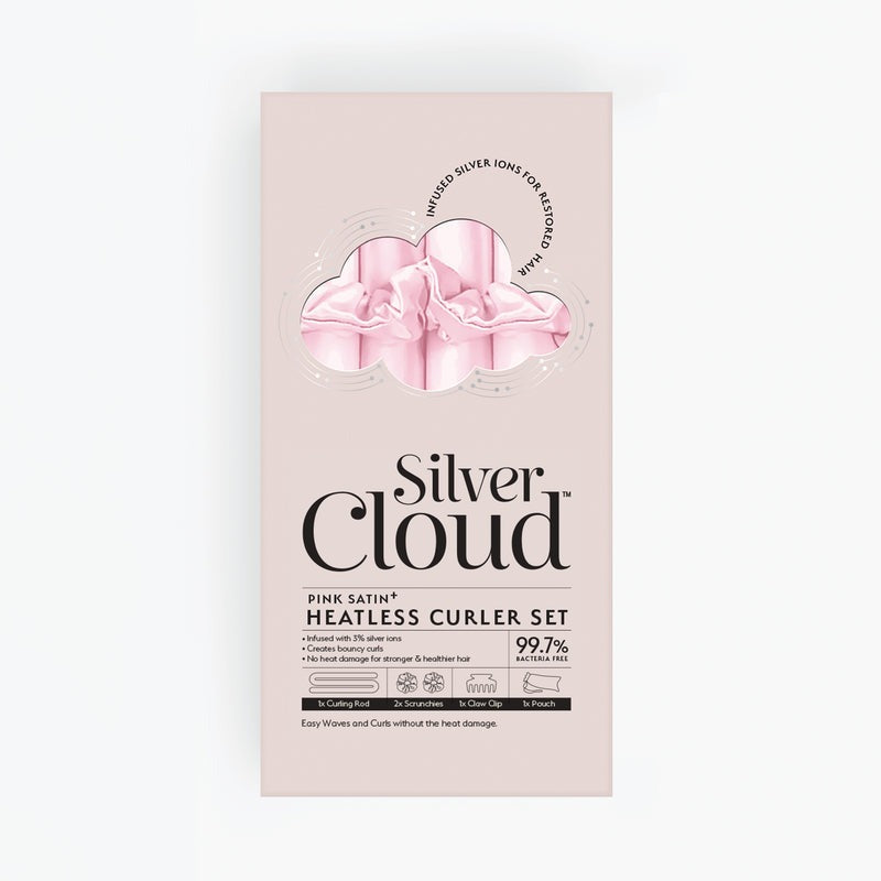 Silver Cloud Heatless Curlers - Light Pink