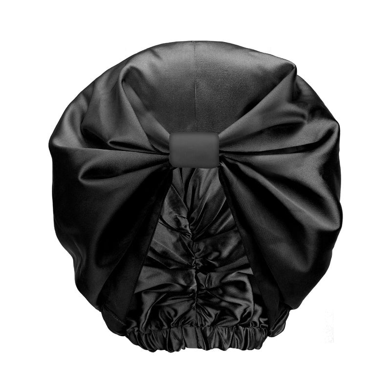 Silver Cloud Hair Wrap Infused with Silver Ions - Black