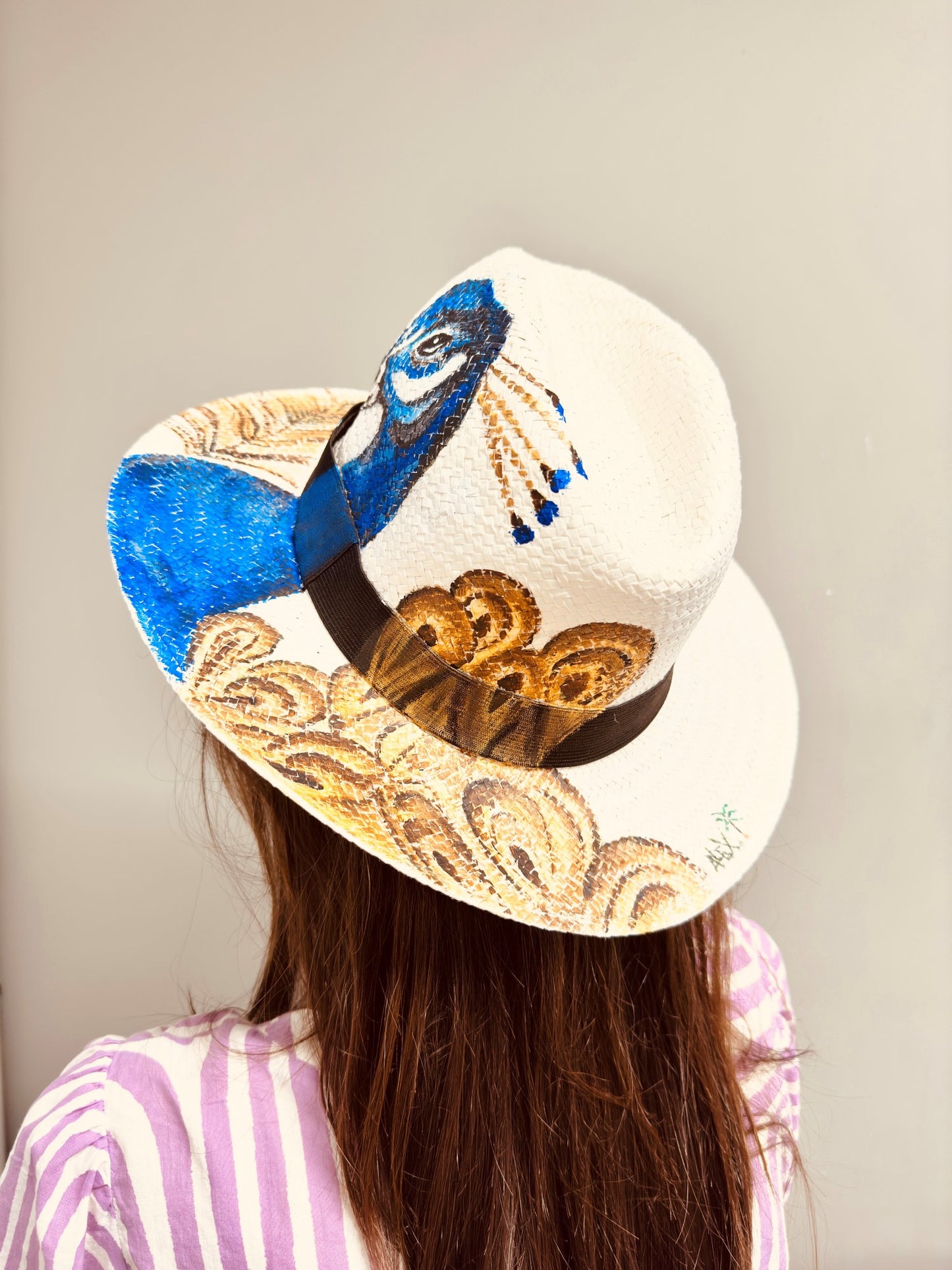 Panama Hat - Peacock