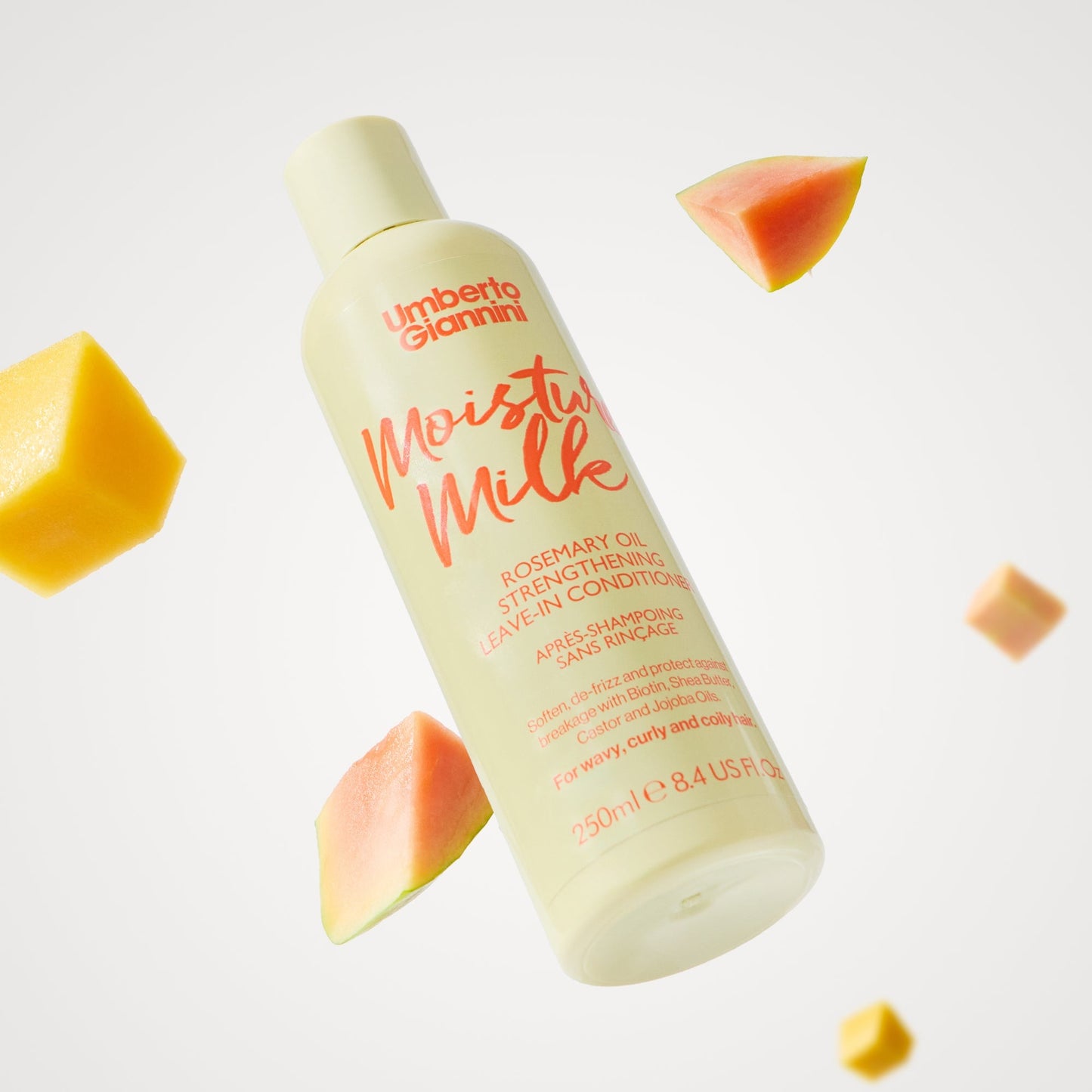 Umberto Giannini - Strong Curls Moisture Milk Rosemary Oil Leave-In Conditioner, 250ml