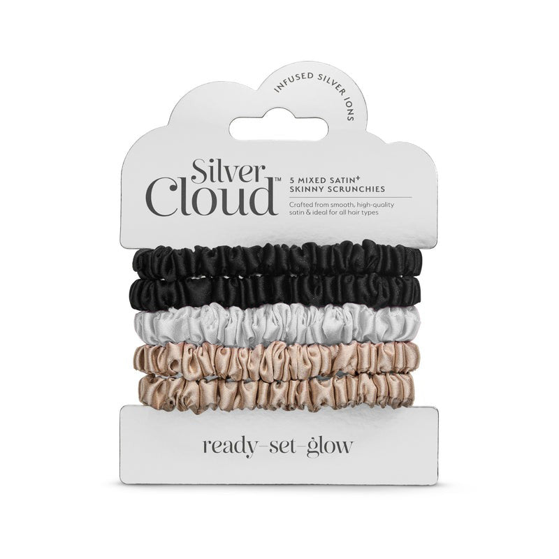 Satin Skinny Scrunchie Combo Pack