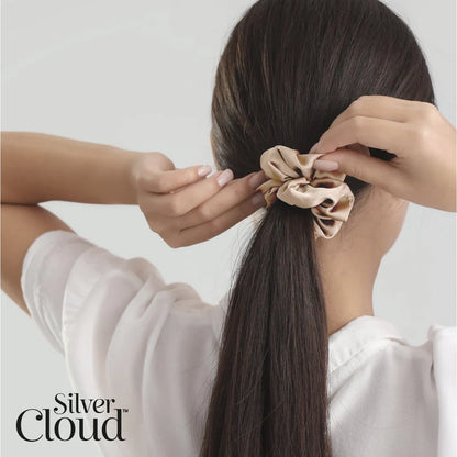 Large Scrunchie 2Pack - Black & Caramel