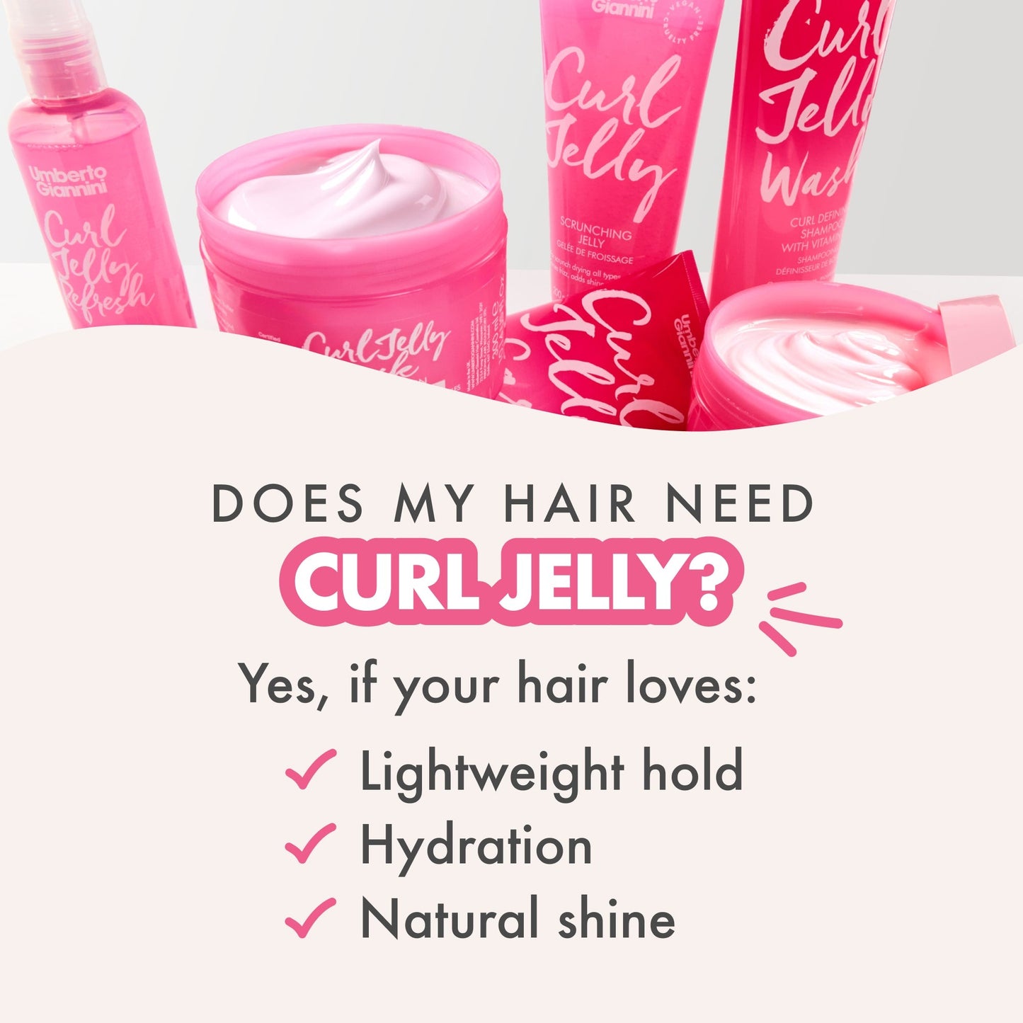 Curl Jelly Shine Leave-In Conditioning Curl Balm