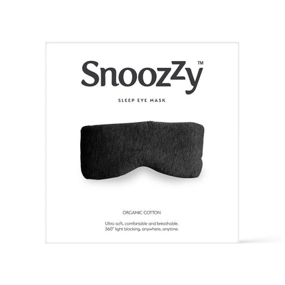 Snoozzy Cotton Eye Mask Wrap Dark Grey