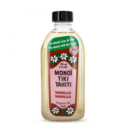 Monoi Tiki Vanilla Multipurpose face, body and hair care oil, with Vanilla aroma, 120ml