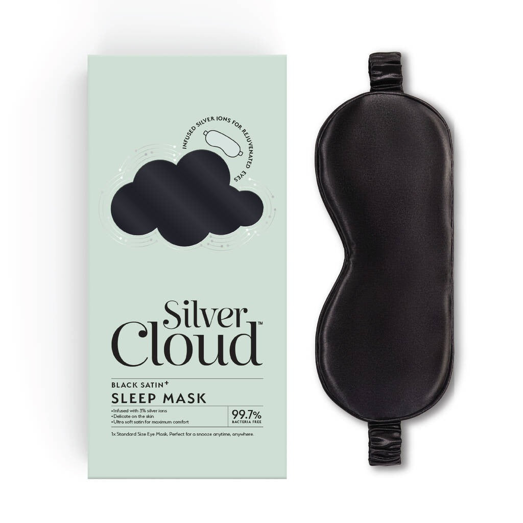 Black Satin Sleep Mask