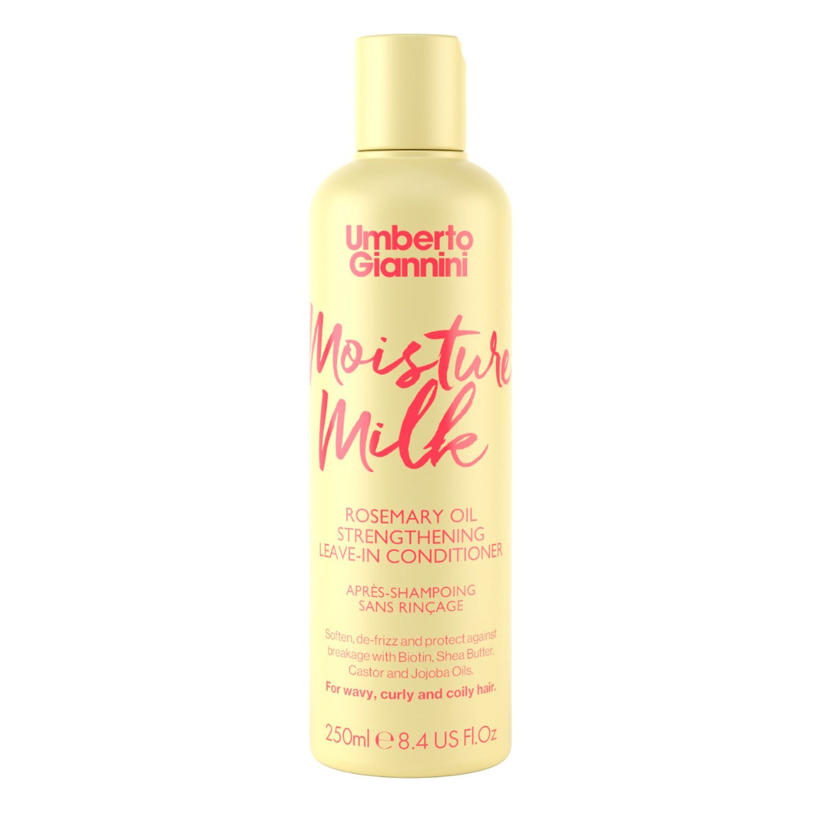 Umberto Giannini - Strong Curls Moisture Milk Rosemary Oil Leave-In Conditioner, 250ml