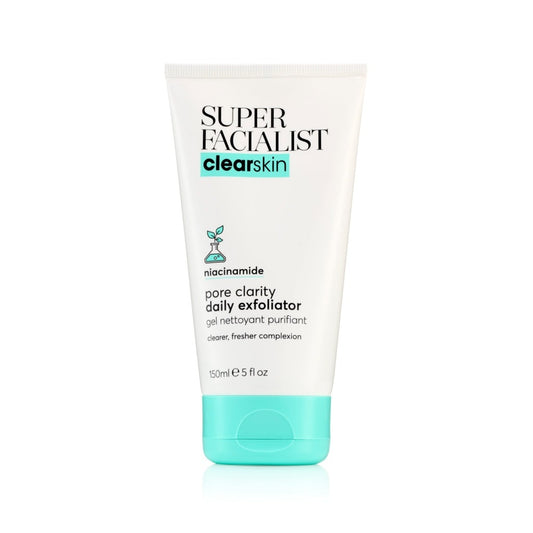 Clear Skin pore clarity daily exfoliator with Niacinamide 150ml Καθαριστικό προσώπου με Νιασιναμίδη με κόκκους για καθημερινή χρήση