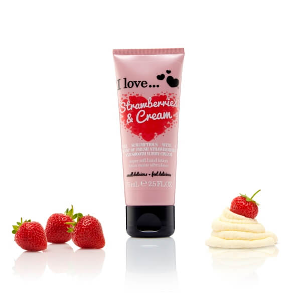 Hand Lotion  Strawberries : Cream, Κρέμα Χεριών, με άρωμα Φράουλα, 75ml