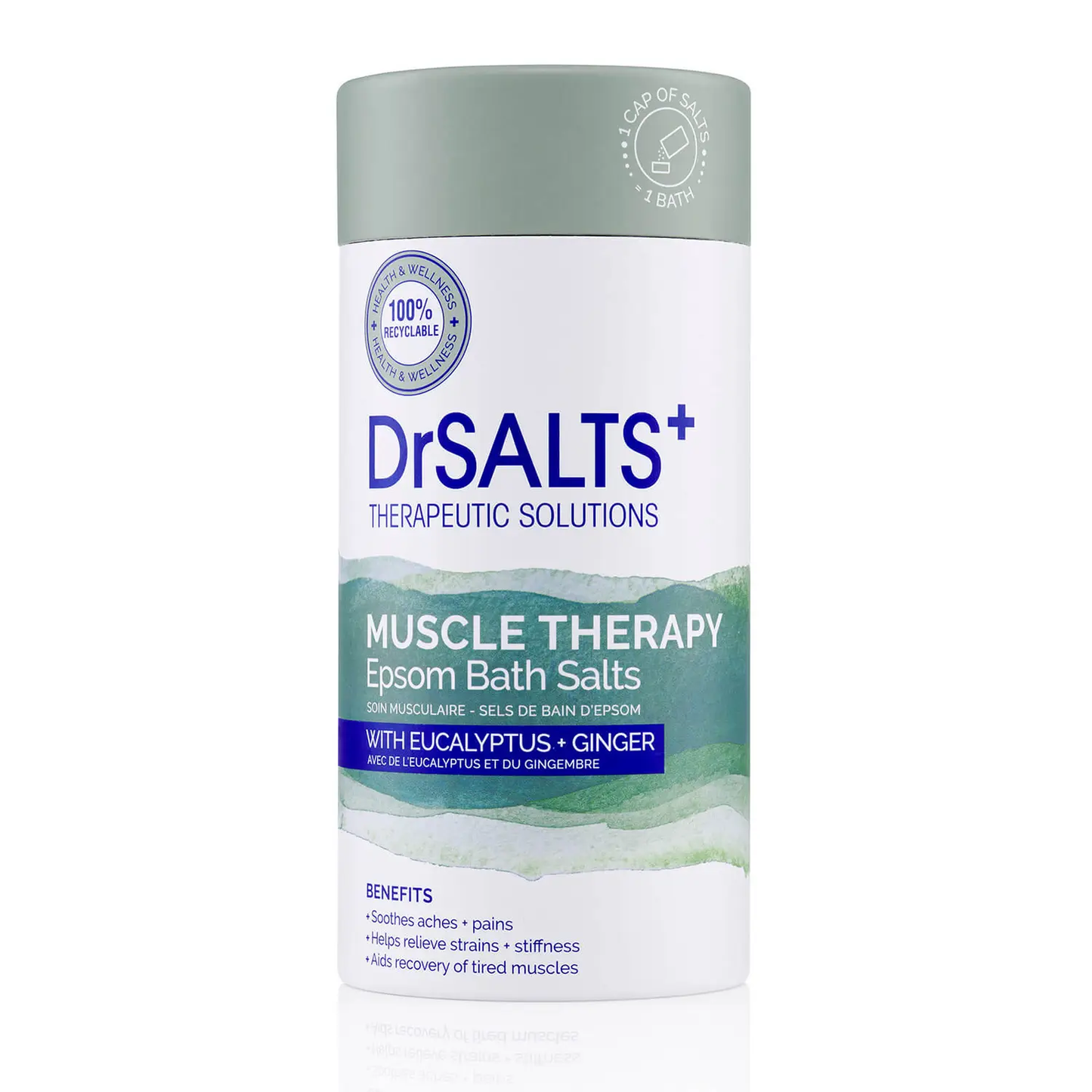 Muscle Therapy with  Eucalyptus & Ginger  Epsom Salts 750gr