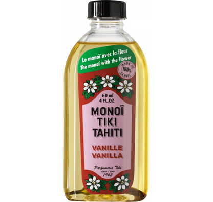 Monoi Tiki Vanilla Πολυχρηστικό λάδι περιποίησης προσώπου, σώματος και μαλλιών, με άρωμα Βανίλια, 60ml