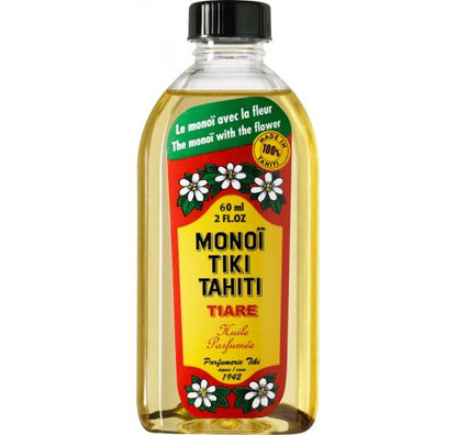Monoi Tiki Tiare Original Πολυχρηστικό λάδι περιποίησης προσώπου, σώματος και μαλλιών, με άρωμα Γαρδένια της Ταϊτής, 60ml