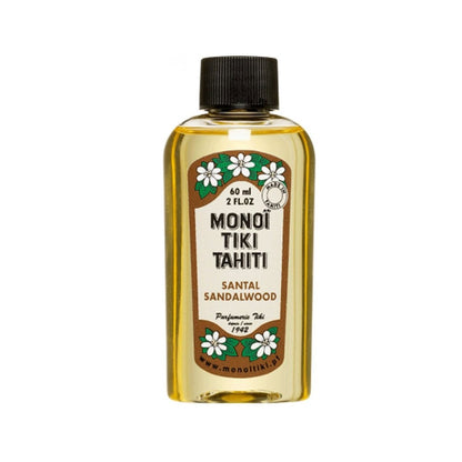 Monoi Tiki Sandalwood Πολυχρηστικό λάδι περιποίησης προσώπου, σώματος και μαλλιών με άρωμα Σανδαλόξυλο, 60ml