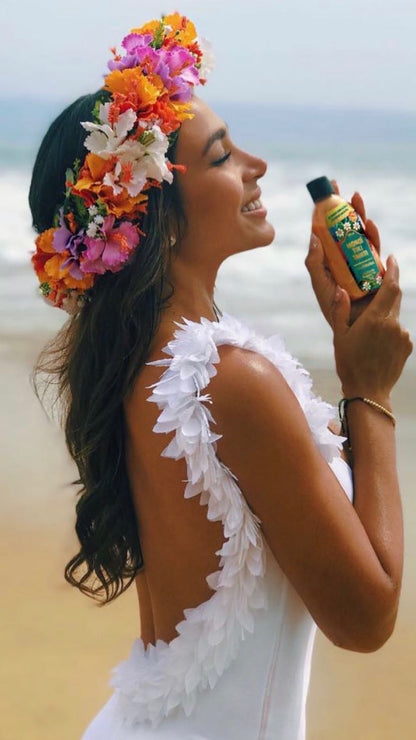 Monoi Tiki Coco Seduction Spf3 with glitter Quick Tan Face Oil : Body with iridescent elements, Spf3, with Coconut scent