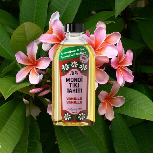 Monoi Tiki Vanilla Multipurpose face, body and hair care oil, with Vanilla aroma, 60ml