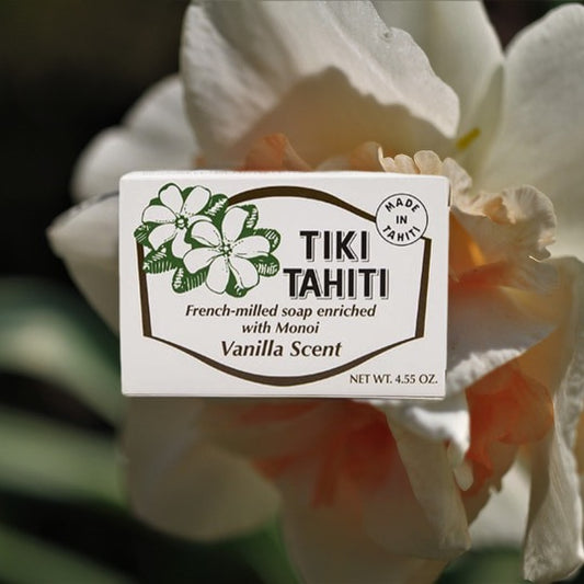 Tiki Vanilla Soap Soap with 30% Monoi oil content, Vanilla scent, 130gr
