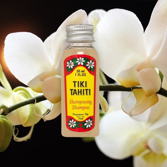 Monoi Tiki Tiare Shampoo Rebuilding Shampoo with Tahitian Gardenia scent, 30 ml