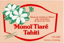Load image into Gallery viewer, Tiki Pitate Jasmine Soap Σαπούνι με περιεκτικότητα 30% σε Monoi oil, με άρωμα Pitate,130gr
