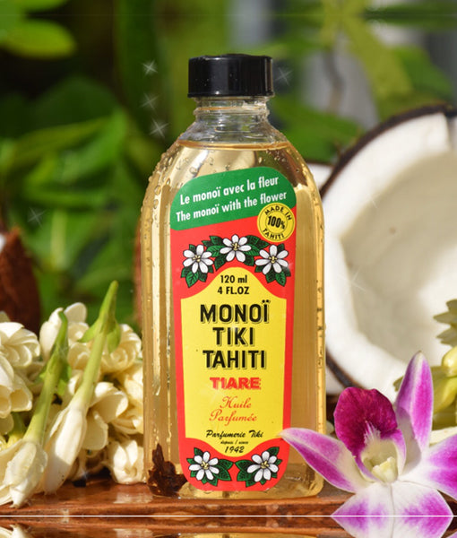 Monoi Tiki Tiare Original Πολυχρηστικό λάδι περιποίησης προσώπου, σώματος και μαλλιών, με άρωμα Γαρδένια της Ταϊτής, 120ml 120ml