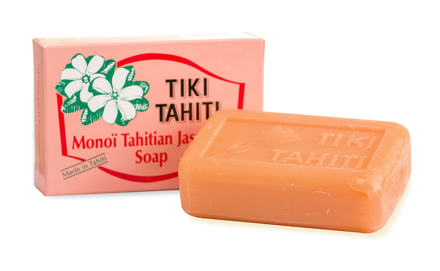 Tiki Pitate Jasmine Soap Σαπούνι με περιεκτικότητα 30% σε Monoi oil, με άρωμα Pitate,130gr